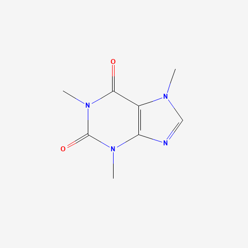 Estructura molecular de Cafeína Anhidra