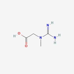 Estructura molecular de Creatina Monohidrato
